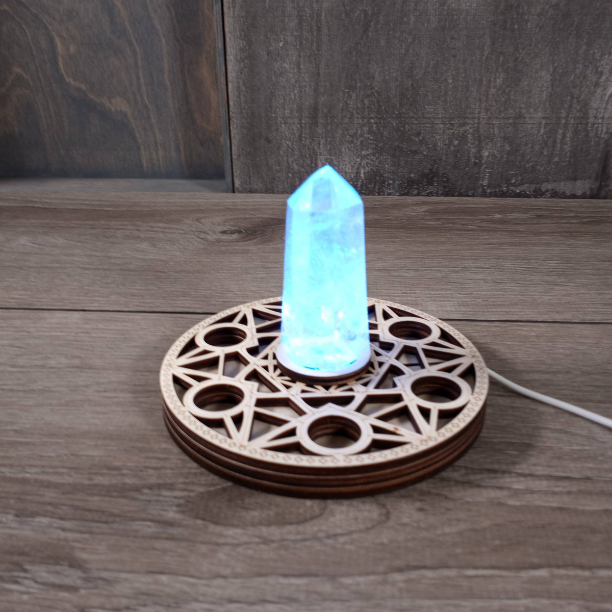 LED Crystal Display Stand | Light, Clarity & Presentation