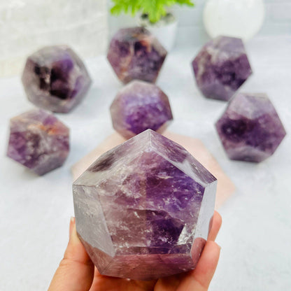 Amethyst Dodecahedron | Sacred Geometry Meditation Crystal