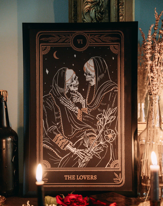 Marigold Tarot Print – The Lovers | Amrit Brar