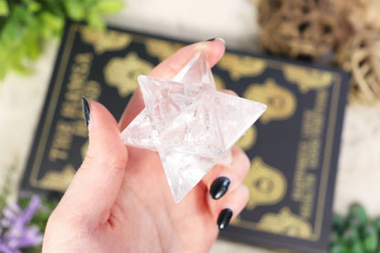 Clear Quartz Merkaba | Sacred Geometry Master Healer