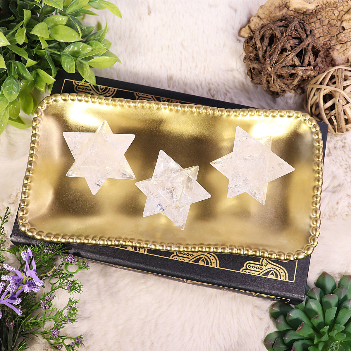 Clear Quartz Merkaba | Sacred Geometry Master Healer