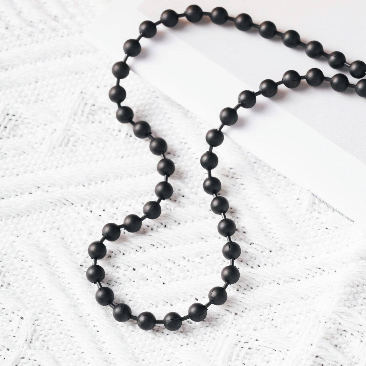Snake Scale Clasp Necklace | Black Plated Brass | Coppertist.Wu