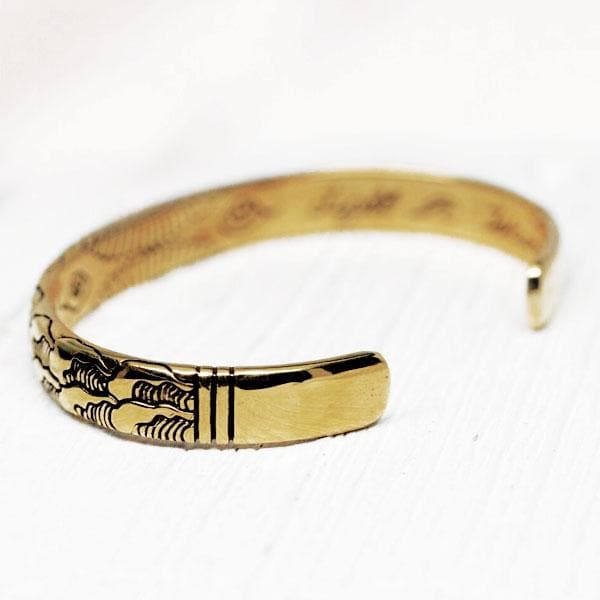 Light Waves Cuff | Men, Handcrafted Metal | Bahgsu Jewels