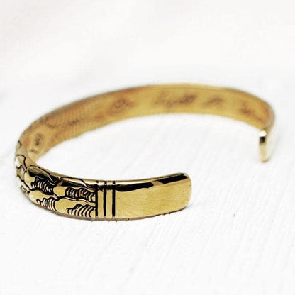 Light Waves Cuff | Men, Handcrafted Metal | Bahgsu Jewels