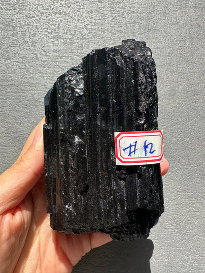 Raw Black Tourmaline AAAAA Grade | Large Protection Crystal 501g