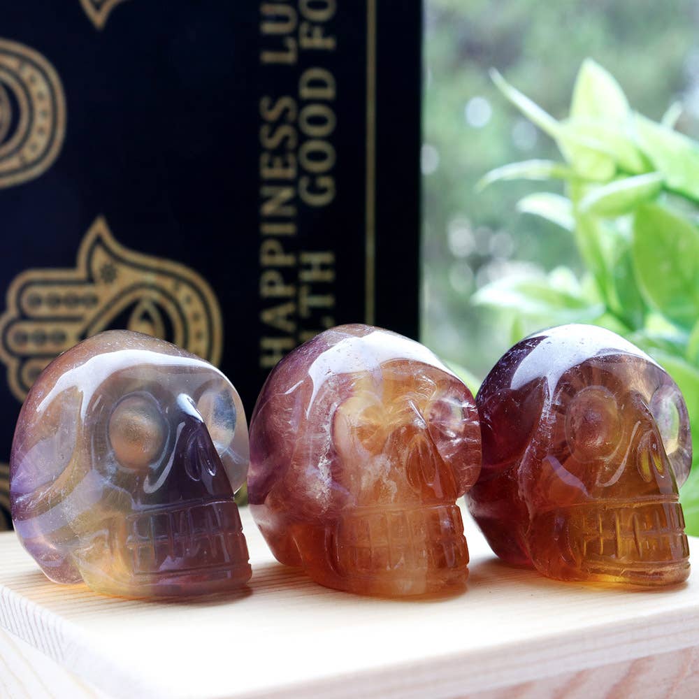 Fluorite Crystal Skull | Symbol of Wisdom & Clarity