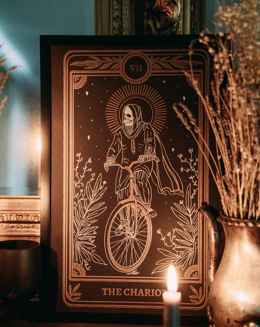 Marigold Tarot Print – The Chariot | Amrit Brar