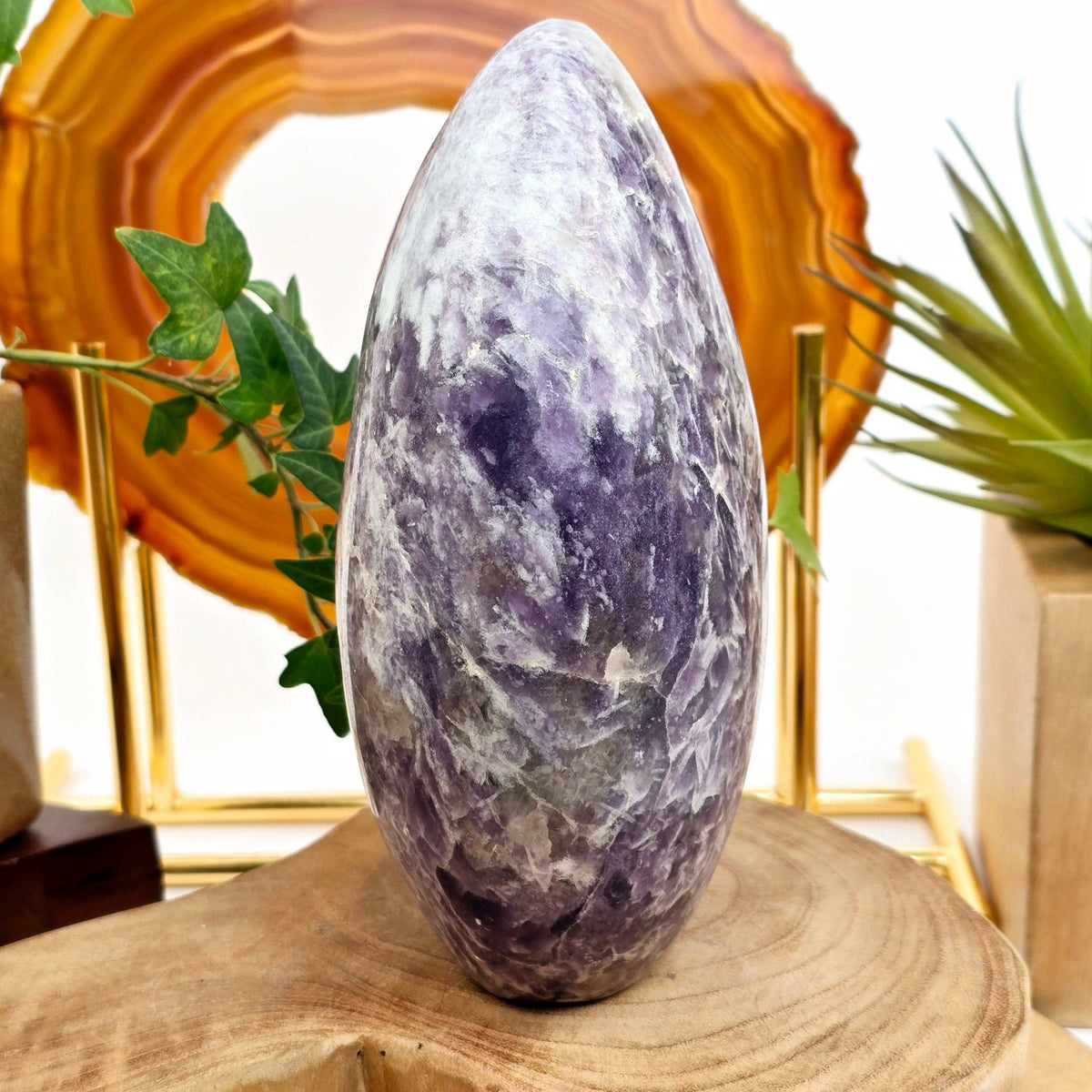 Lepidolite Crystal from Madagascar | Stone of Peace & Transition