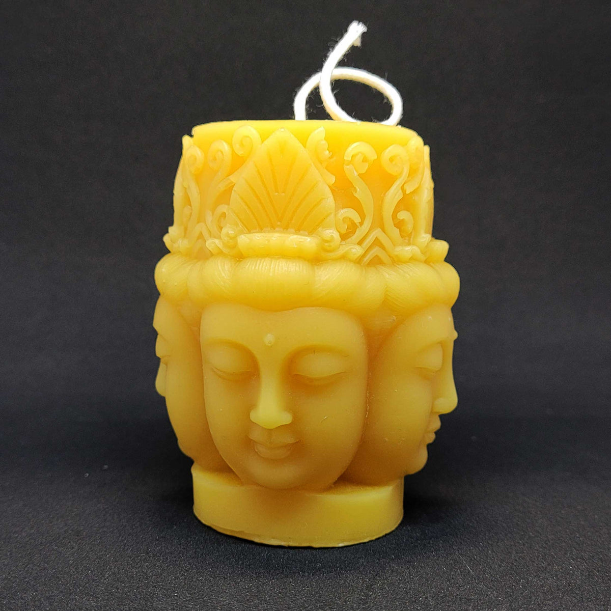 Buddha Pillar Candle | 100% Canadian Beeswax