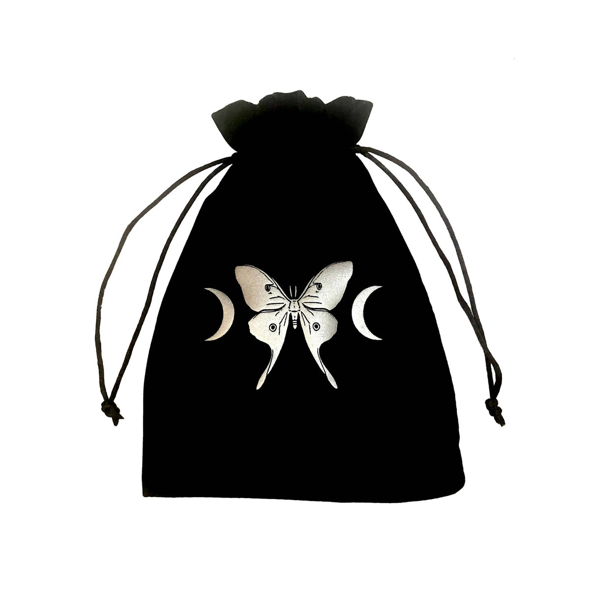 Luna Moth Tarot Pouch | Velvet Deck Storage Bag