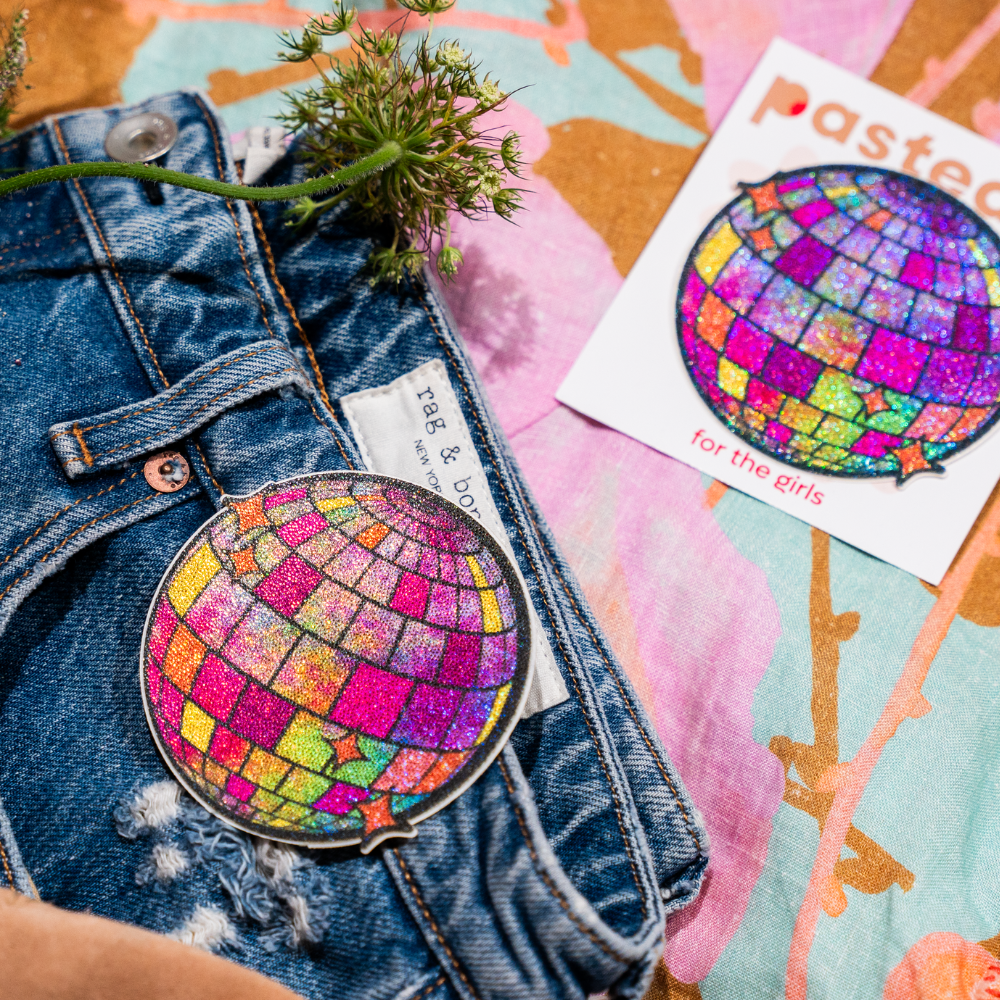 Disco Ball Glitter Pasties | Shimmering Festival Embellishment