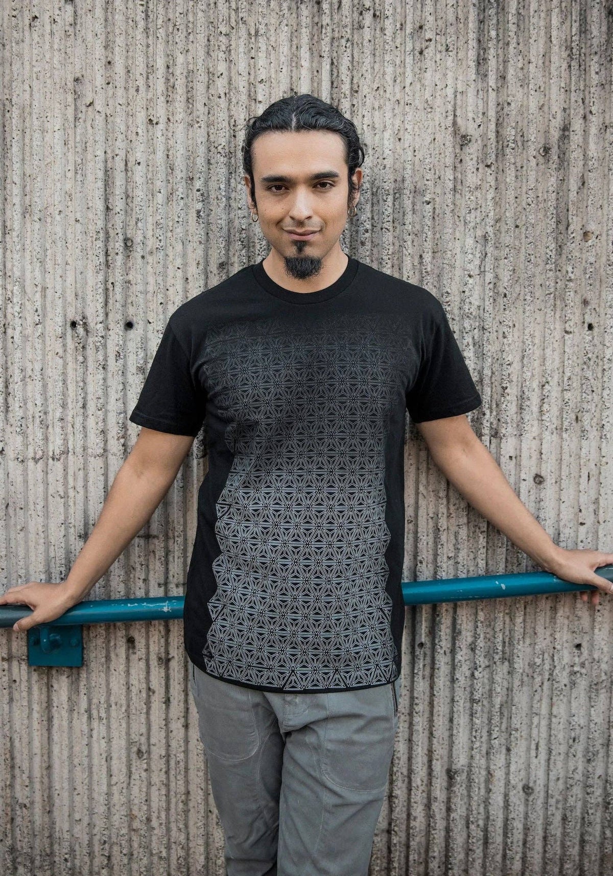 Fade 2 Black Shirt | Merkaba Geometry | Rythmatix