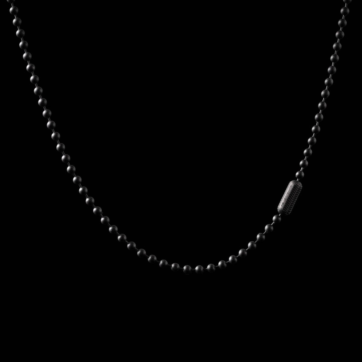 Snake Scale Clasp Necklace | Black Plated Brass | Coppertist.Wu