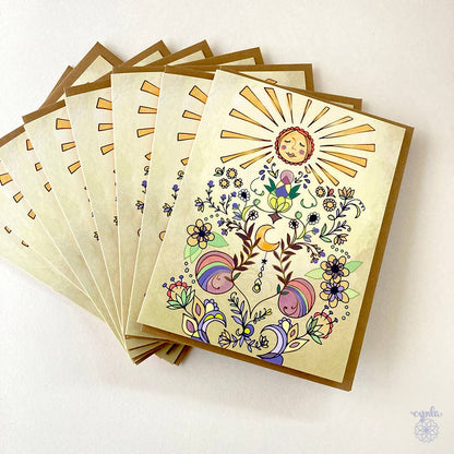 Sun Glow Greeting Card | Cindy LaColla