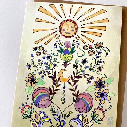 Sun Glow Greeting Card | Cindy LaColla