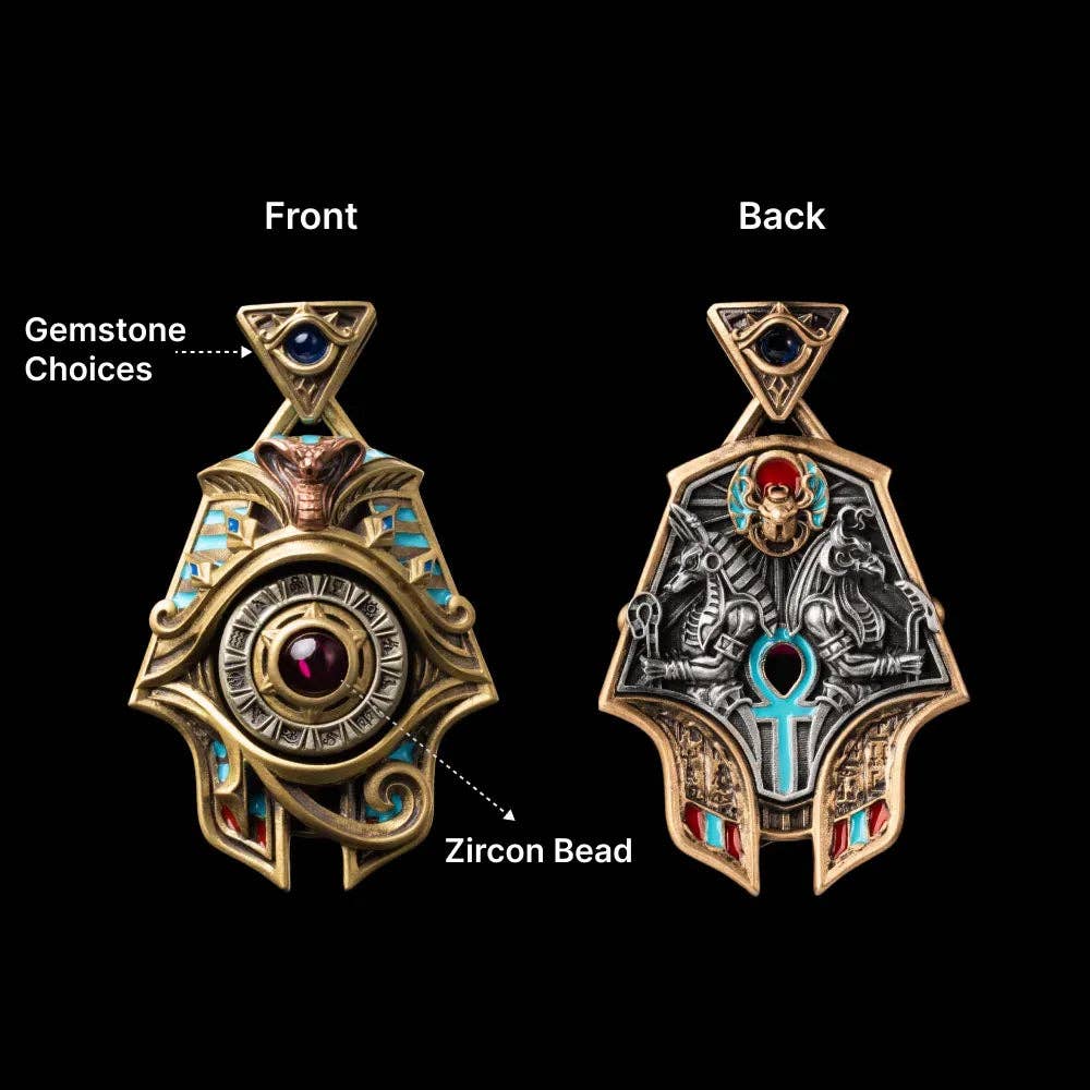 Eye of Horus Spinner Pendant | Coppertist.Wu