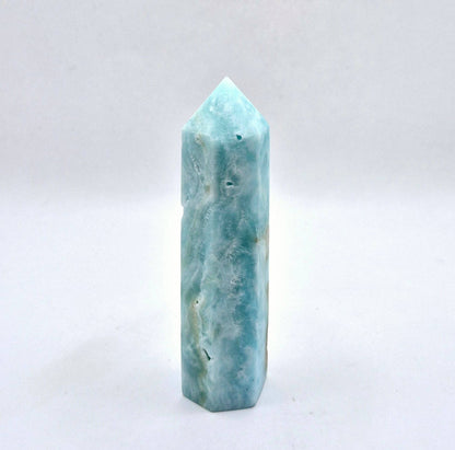 Gemstone Hemimorphite Obelisk Tower - (M) 7-9cm (hemimorphite)