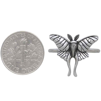 Luna Moth Ring | Golden Bronze