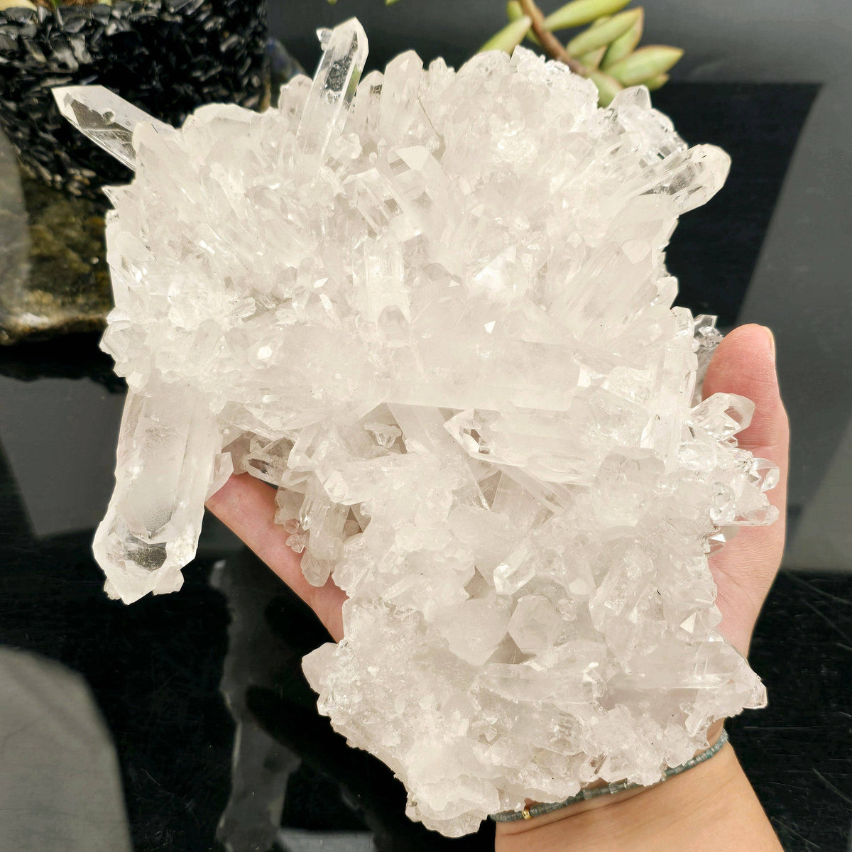 AA Grade Clear Quartz Crystal Cluster | 6 lb Master Healer Specimen