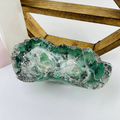Fluorite Freeform Crystal Bowl | Decorative Crystal Dish