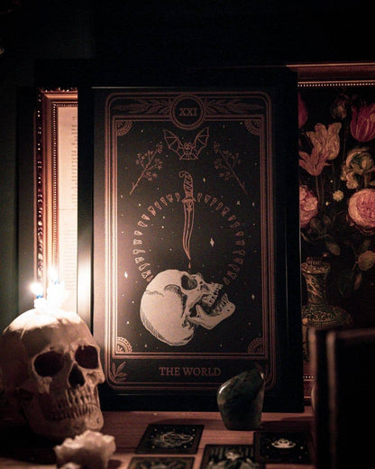 Marigold Tarot Print – The World | Amrit Brar