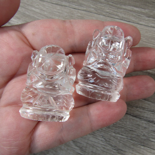 Clear Quartz Ganesha Figurine | Symbol of Wisdom & New Beginnings