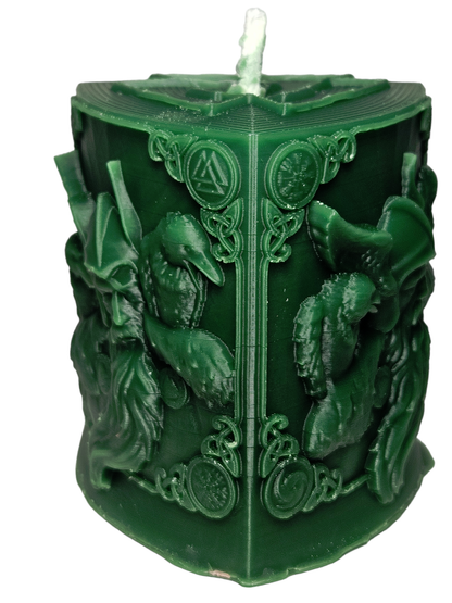 Odin Pillar Candle | 100% Canadian Beeswax