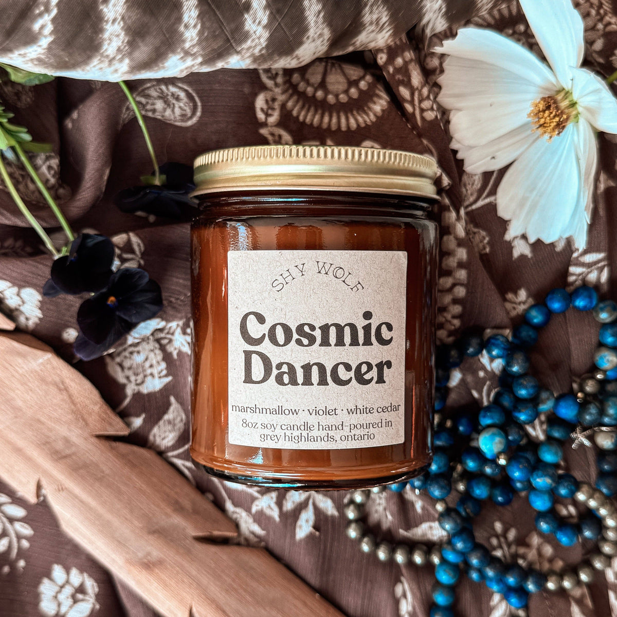 Cosmic Dancer Soy Candle | Marshmallow, Violet & White Cedar
