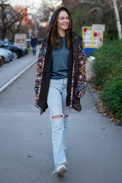 Cosmic Plane Sherpa Cloak | Recycled Performance Fleece | Manifestie