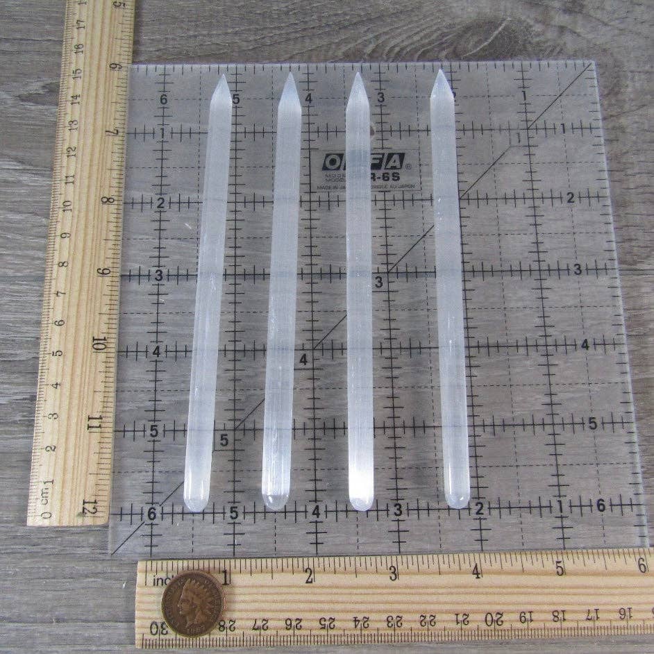 Selenite Pencil Wand | Morocco