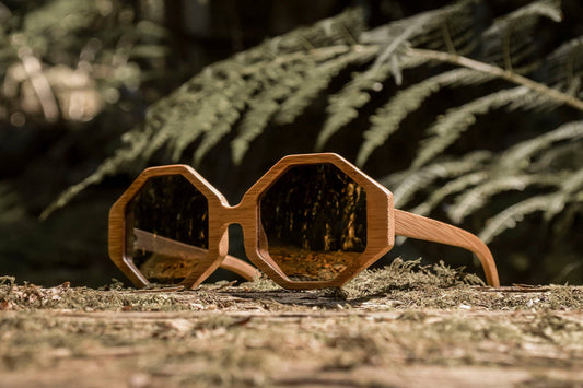 Honeycomb Bamboo | Polarized Sunglasses