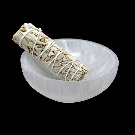 Selenite Smudge Bowl | Natural Selenite