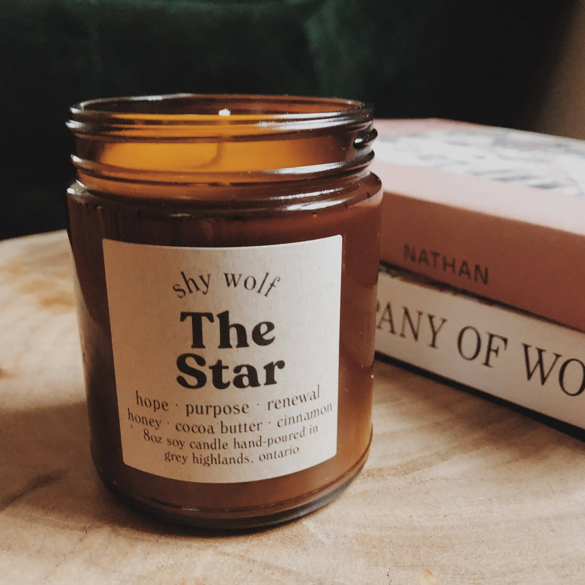 The Star Tarot Inspired Soy Candle | Honey, Cocoa Butter & Cinnamon