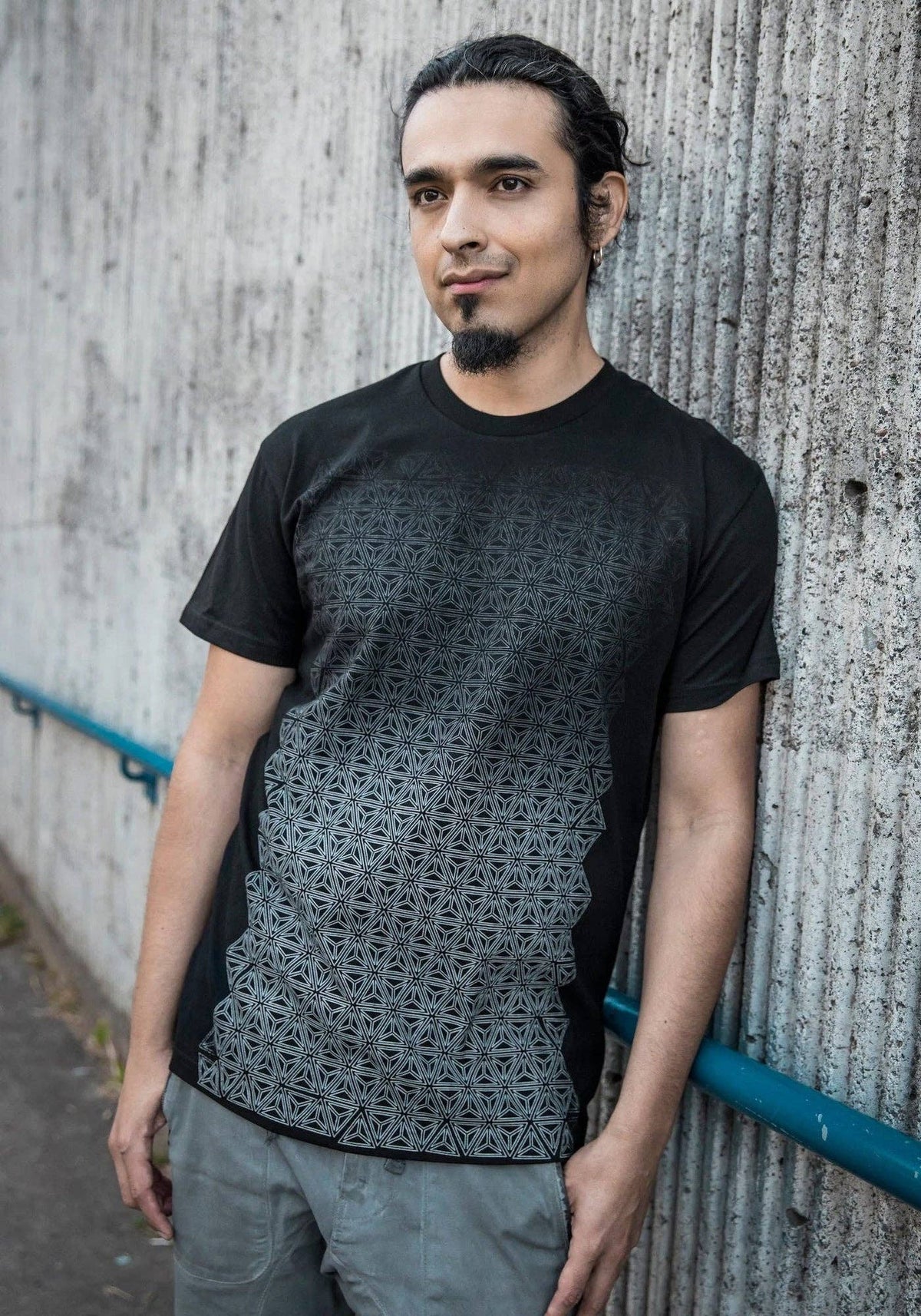Fade 2 Black Shirt | Merkaba Geometry | Rythmatix