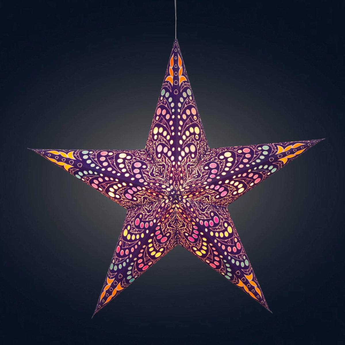 Orléans | 5 Point 24" Purple/White | Paper Star Light