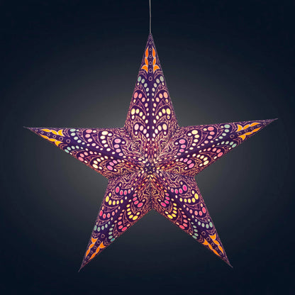 Orléans | 5 Point 24" Purple/White | Paper Star Light