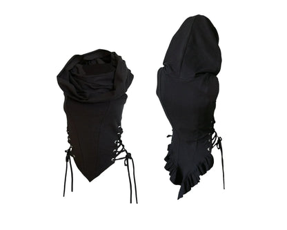Cypress Top | Hooded Corset Tunic | Blue Lotus Apparel