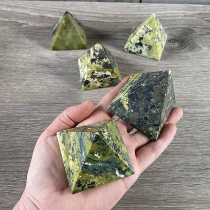 Gemstone Crystal Pyramid | Sacred Geometry Meditation Tool
