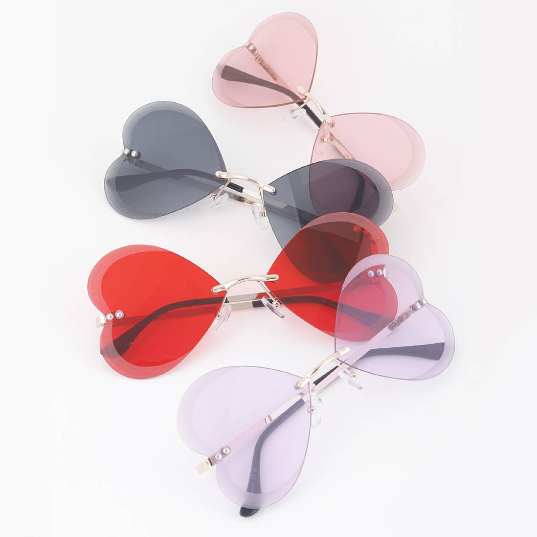 Butterfly Heart Gradient Sunglasses