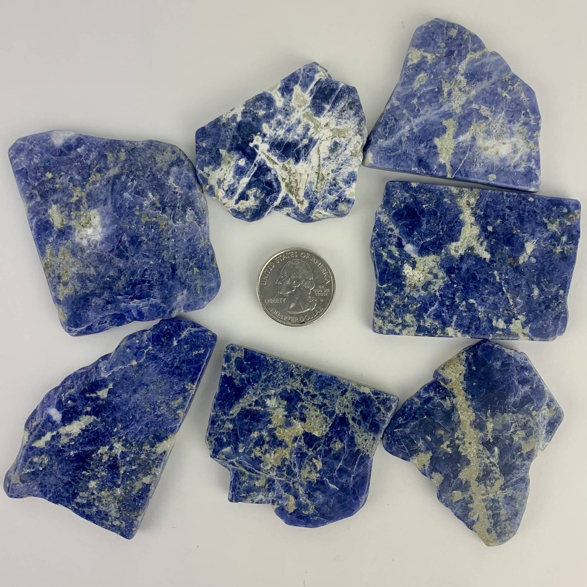 Natural Sodalite Slab | Stone of Truth & Intuition