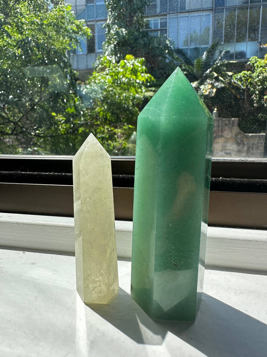Green Aventurine Tower | Stone of Opportunity & Abundance