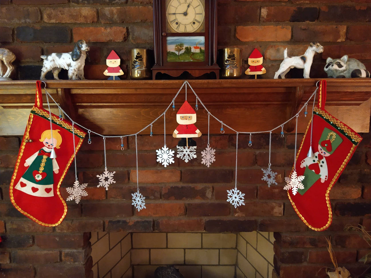 Snowflake Garland | Silver Winter Hanging Decor