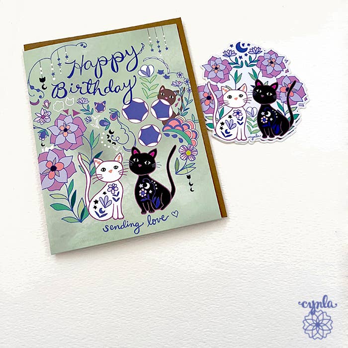 Cat Birthday Card | Cindy LaColla