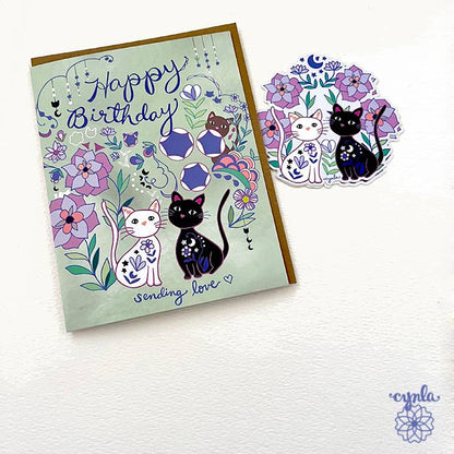 Cat Birthday Card | Cindy LaColla