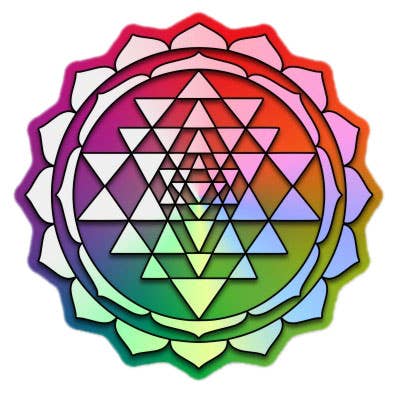 Sri Yantra | Holographic Sticker