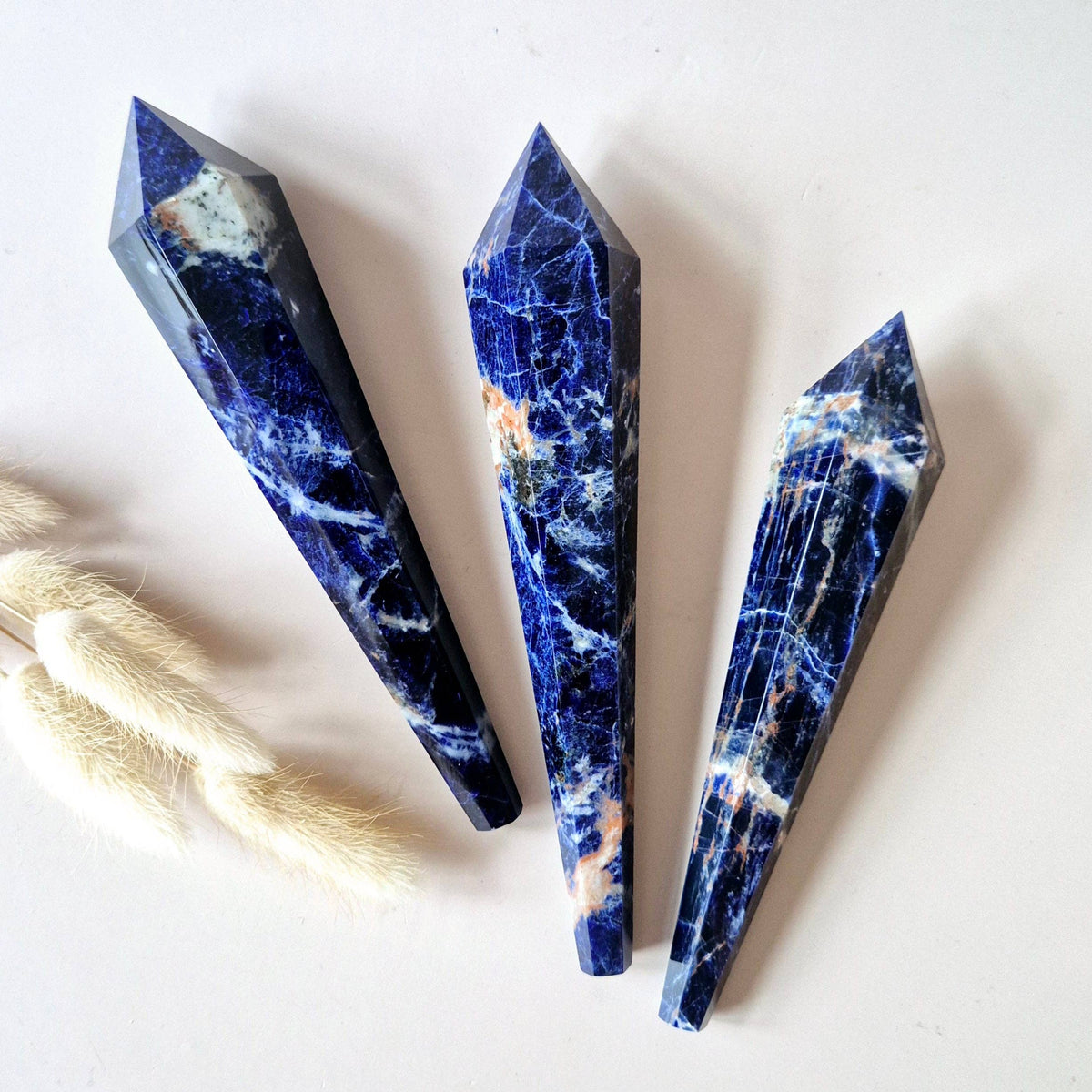Gemstone Sodalite Scepter Wand 13-15cm