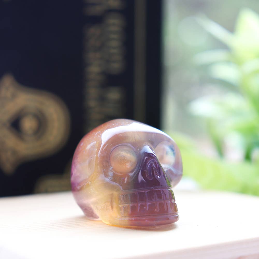Fluorite Crystal Skull | Symbol of Wisdom & Clarity