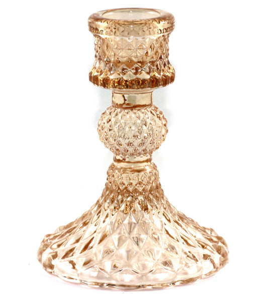 Baby Bella Candle Holder | Bronze Glass & Vintage Form
