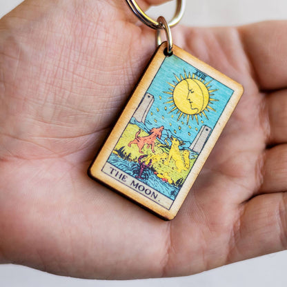 Tarot Wooden Keychains