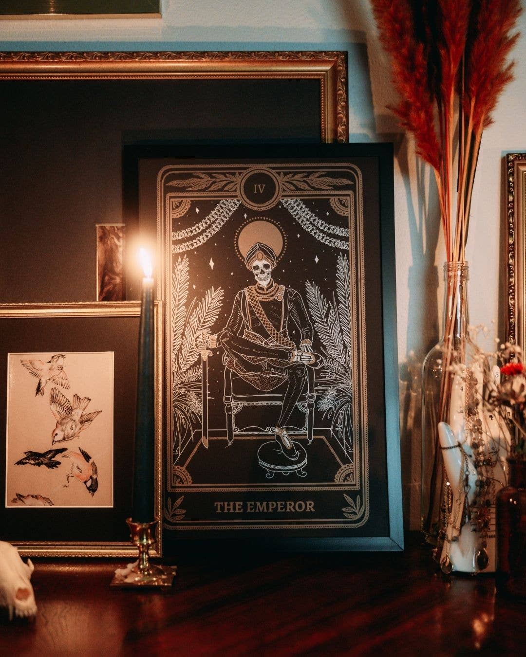 Marigold Tarot Print – The Emperor | Amrit Brar